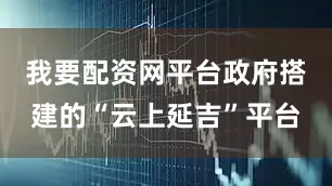 我要配资网平台政府搭建的“云上延吉”平台